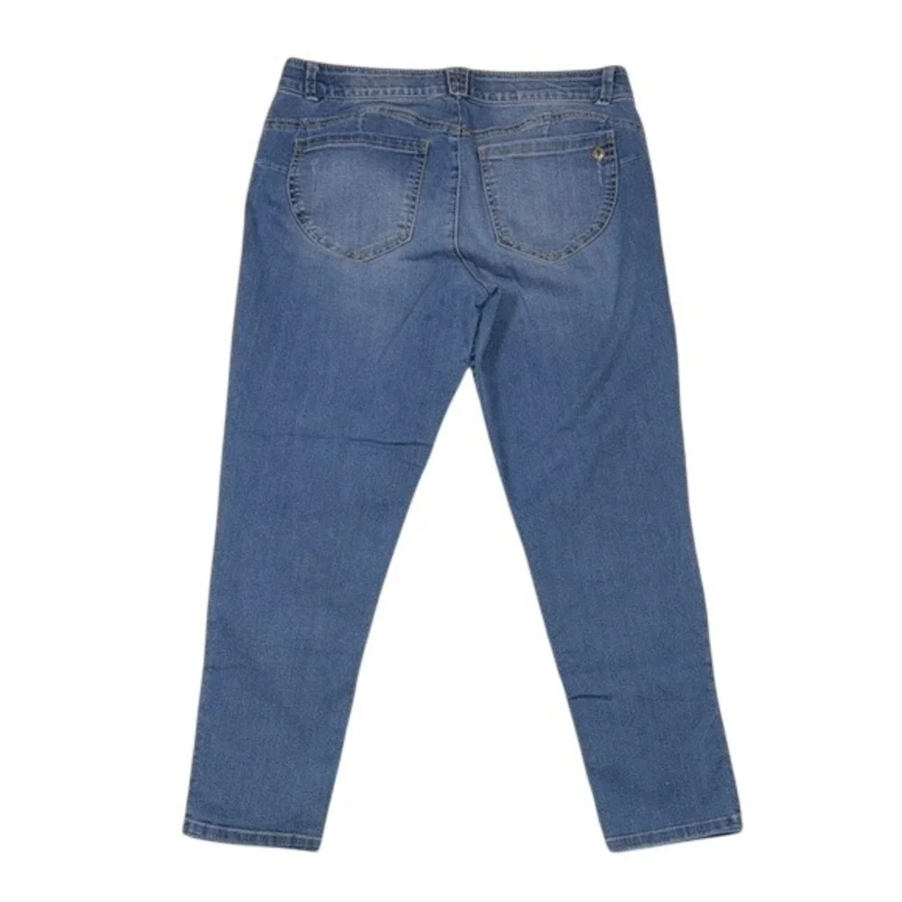 Democracy Absolution Womens Size 10 Blue Skinny Jeans B1178BBIC Ankle Denim - Picture 4 of 10